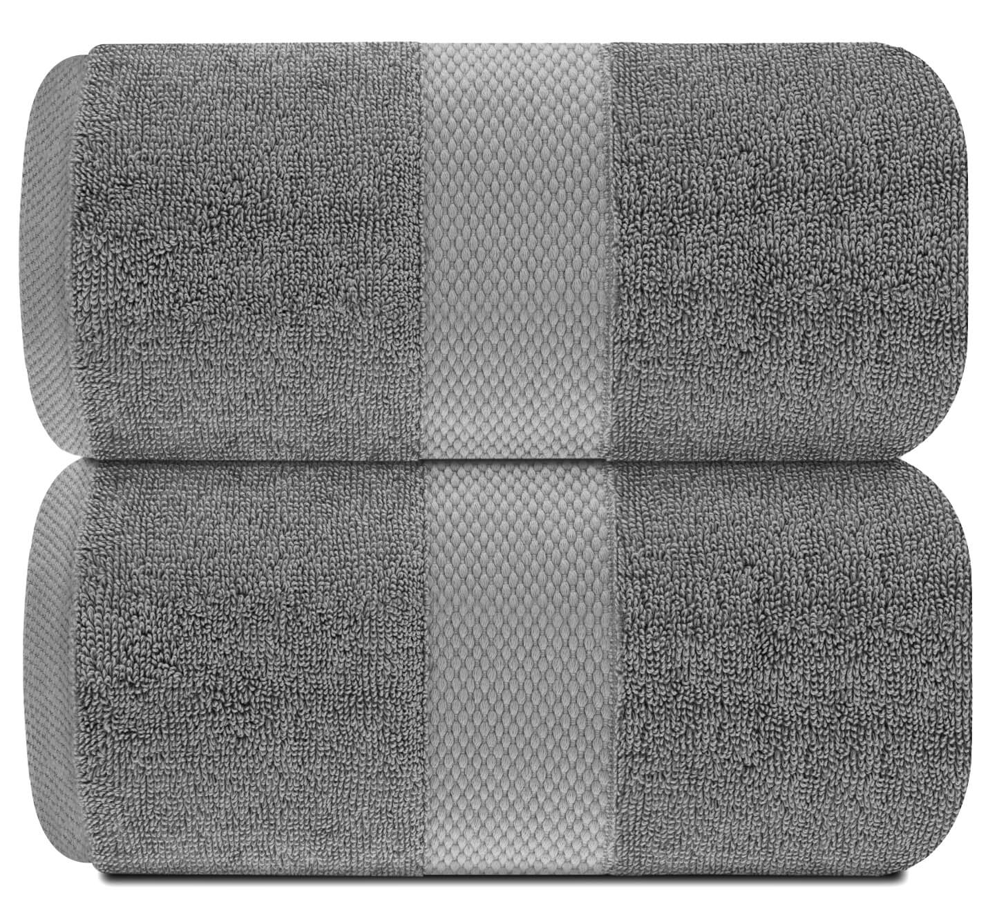 2pc gray bath sheets
