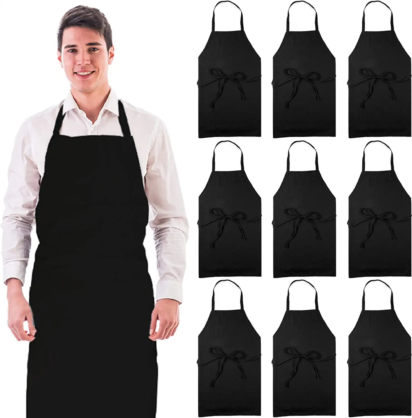 black server aprons
