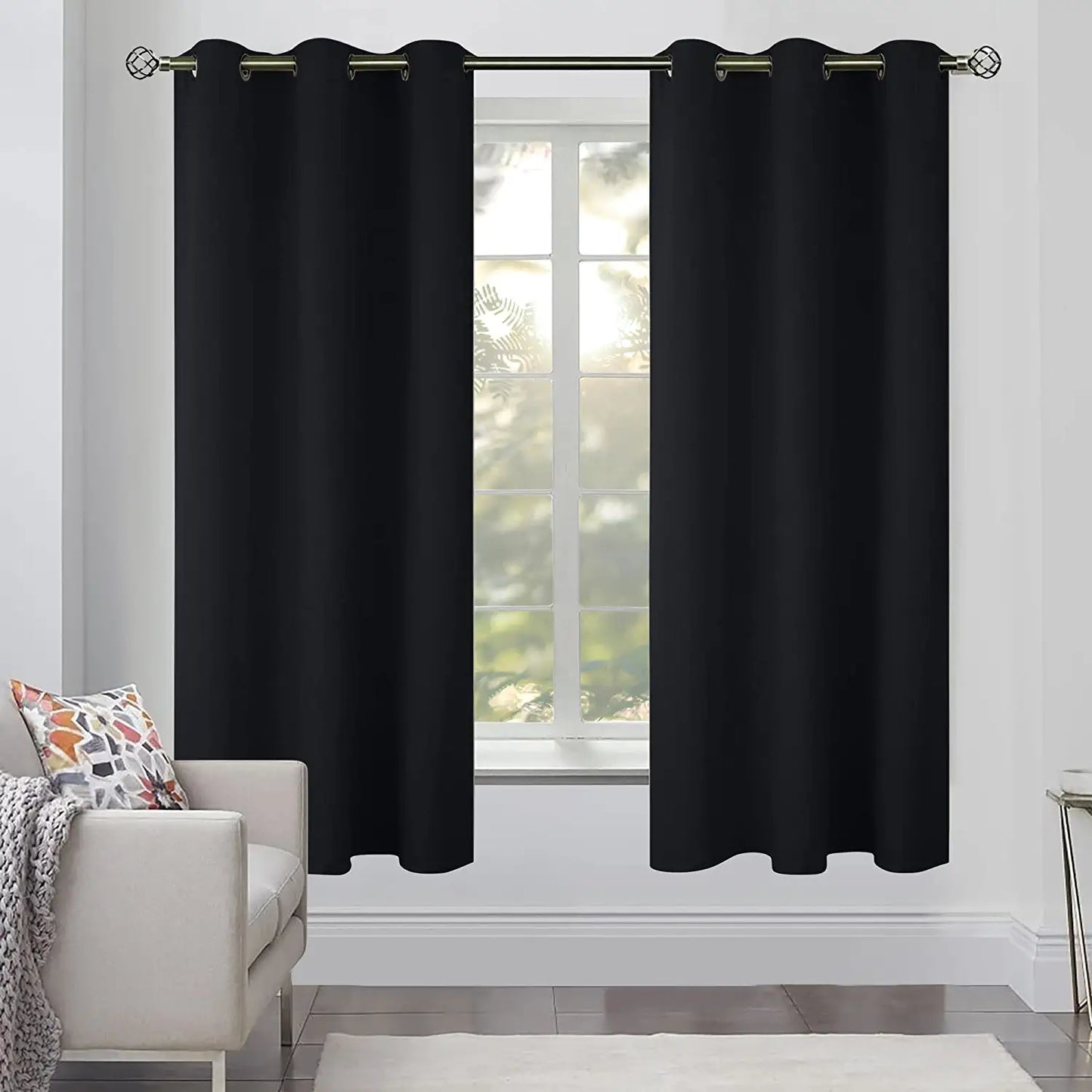 darkening window curtains