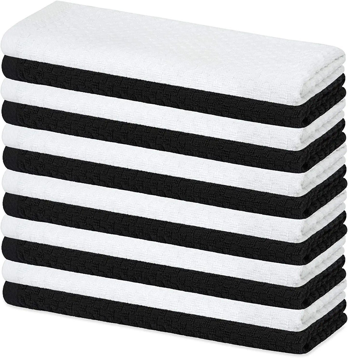 black and white Dish towels