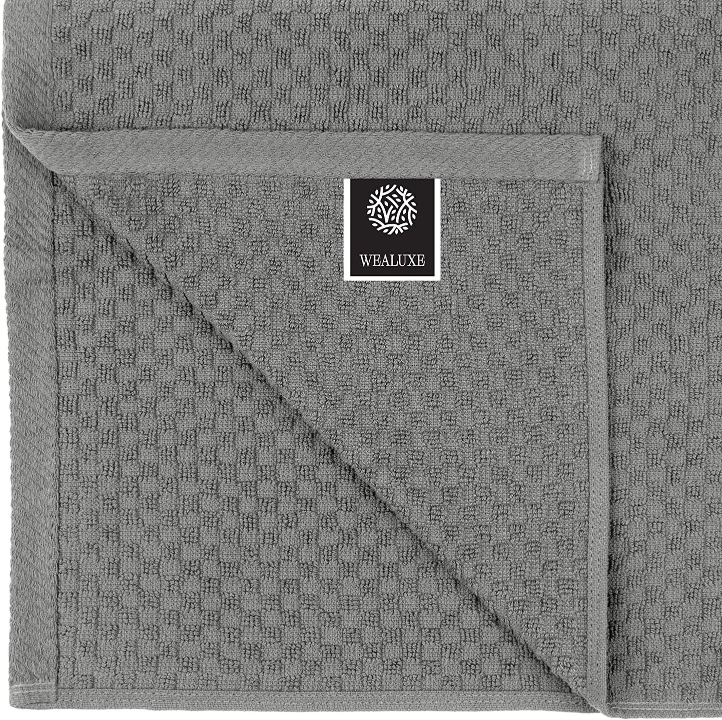 Wealuxe Grey Hand Towels