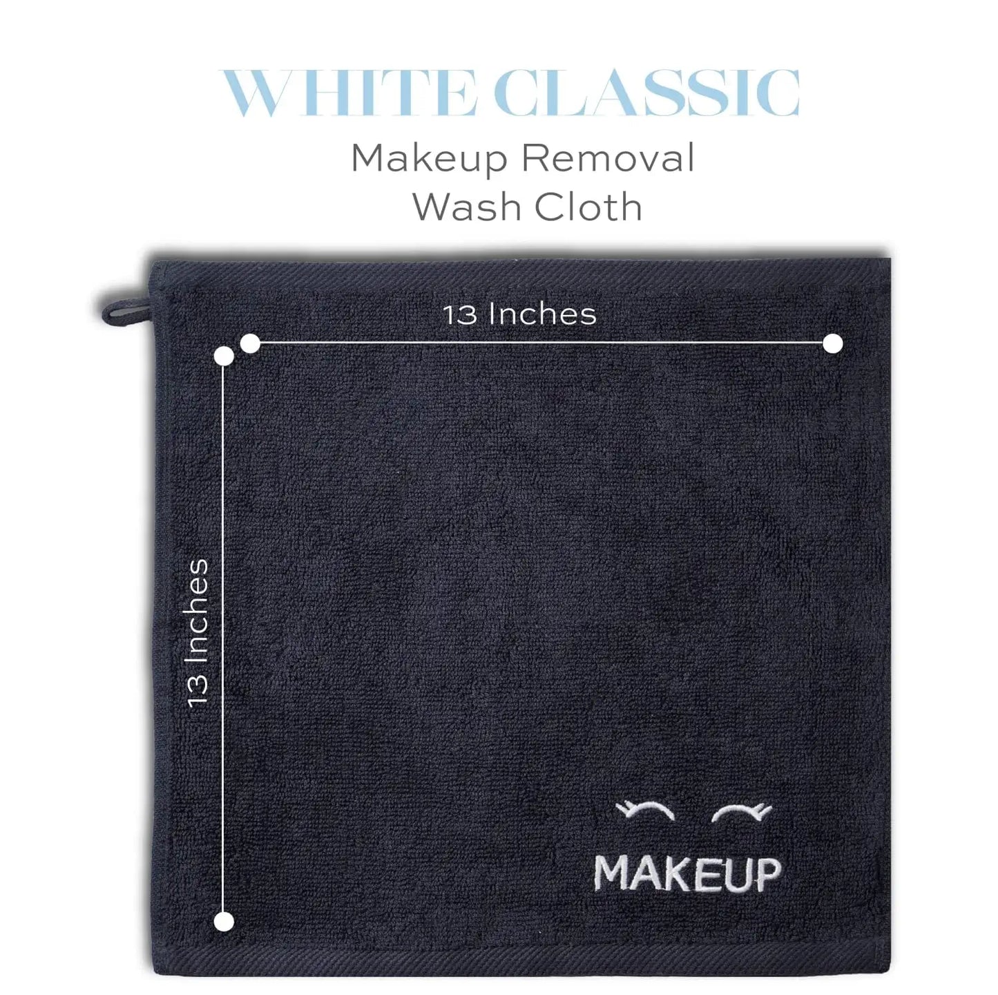 13x13 makeup towels