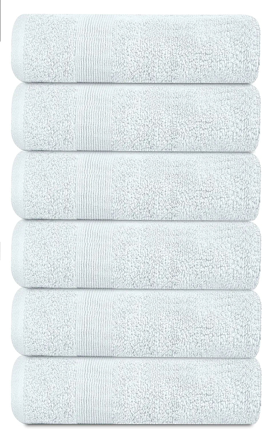 6Pc Green Hand Towels