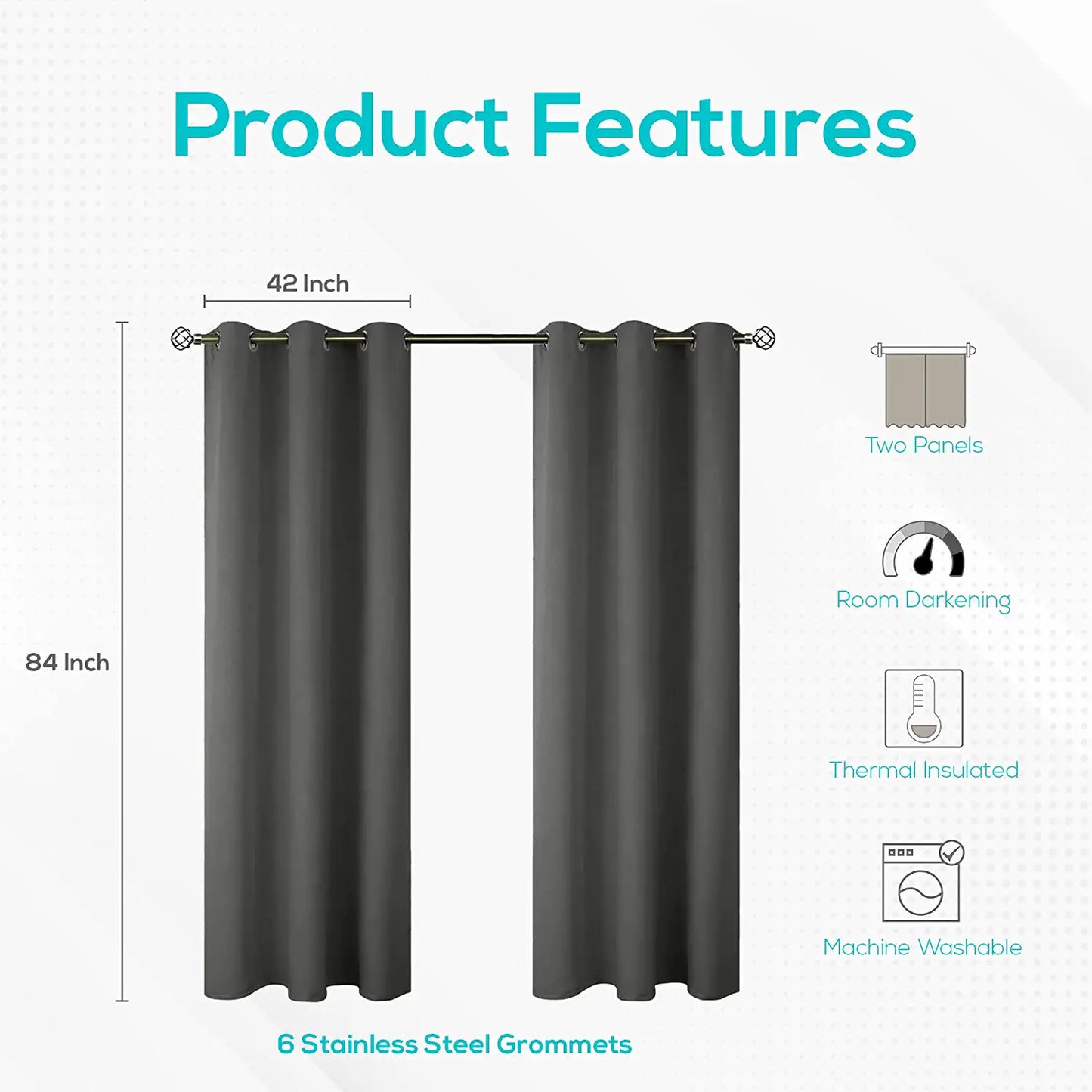 blackout sunlight curtains