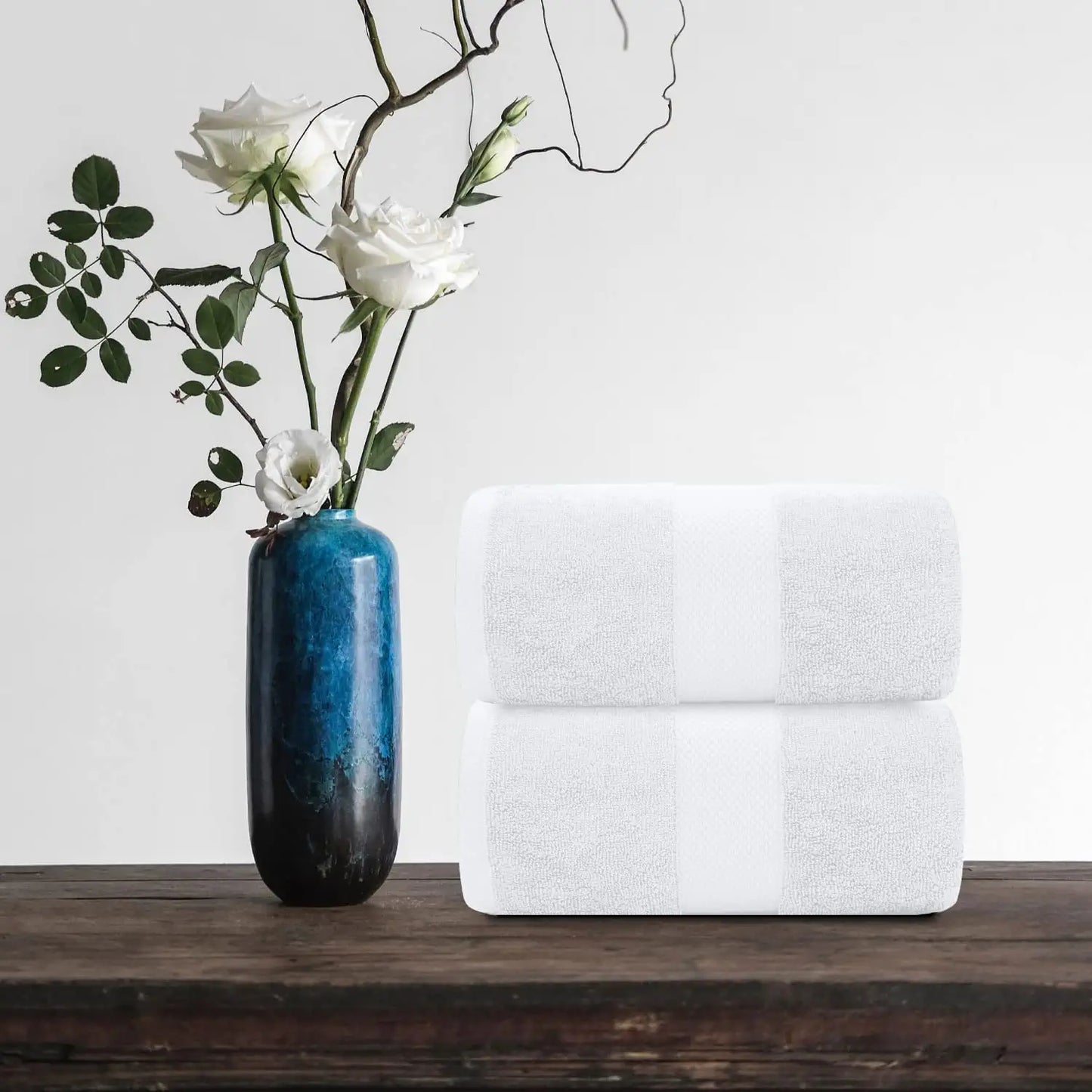 White Bath Sheets