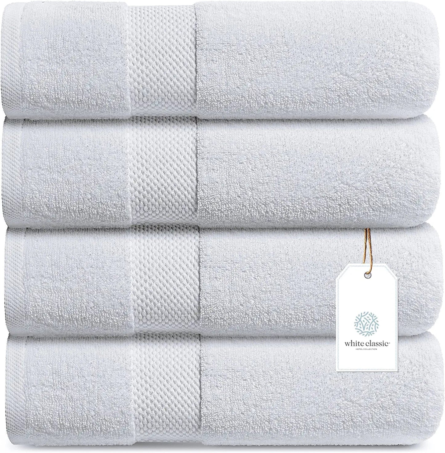 White Bath Towel