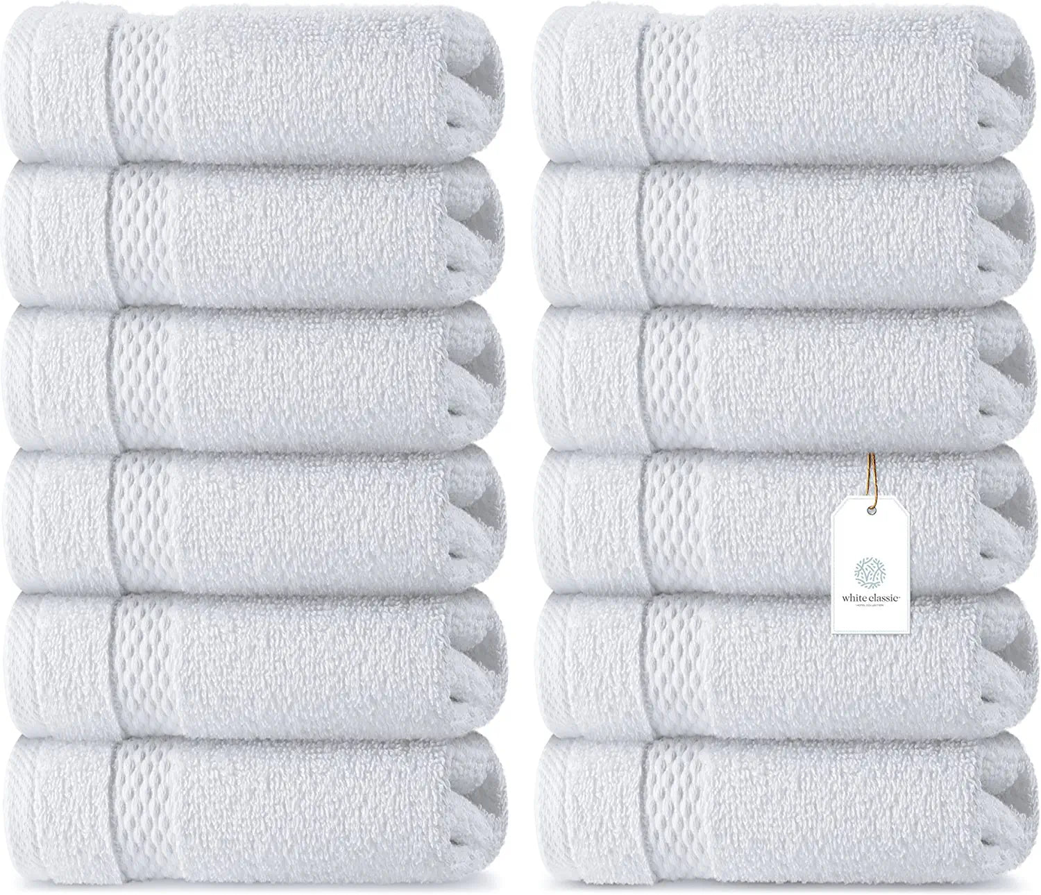 Hotel Luxury Reserve Collection 100% Cotton Luxury Washcloth 13 x 13 – My  Kosher Cart
