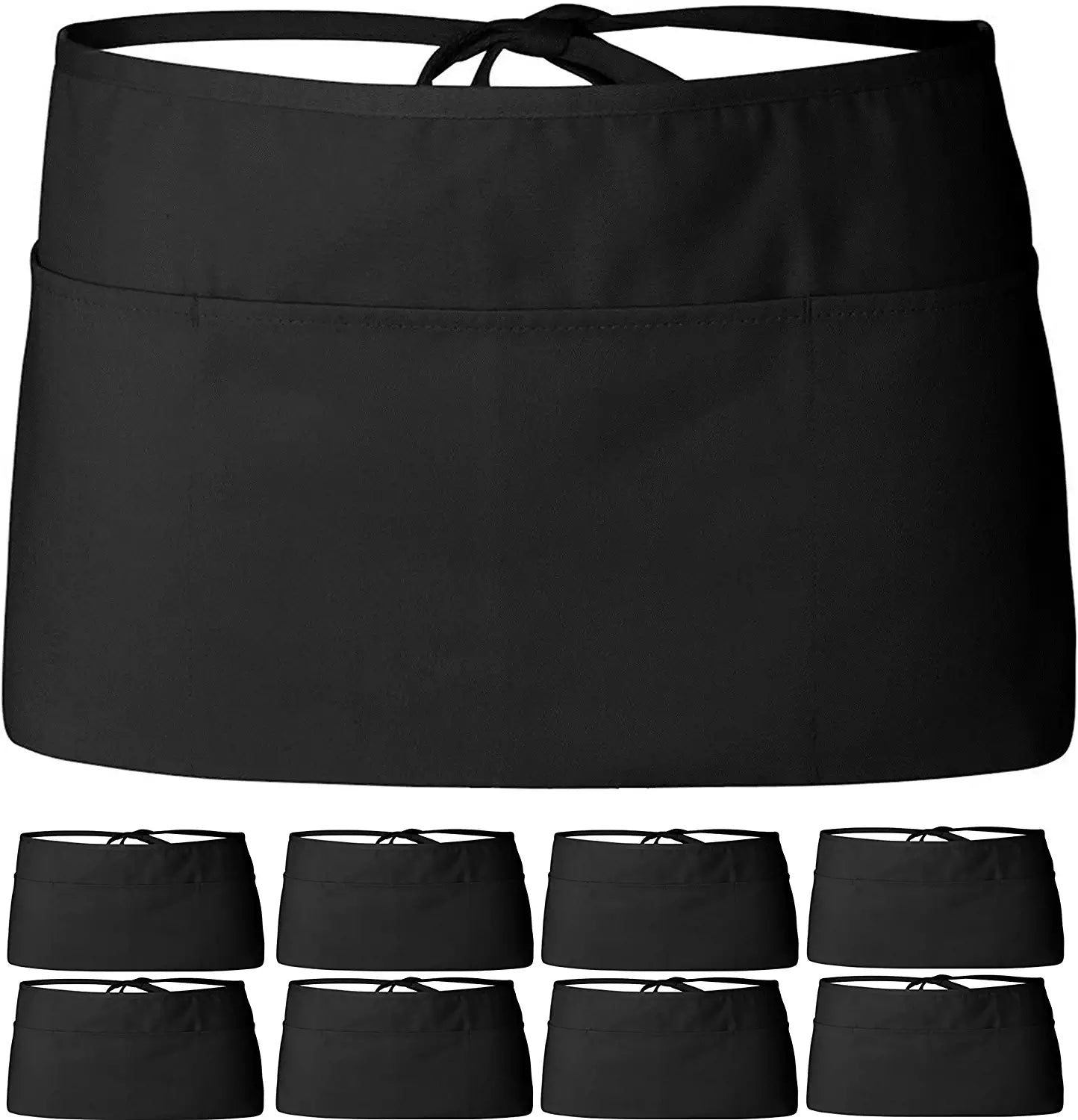 black apron
