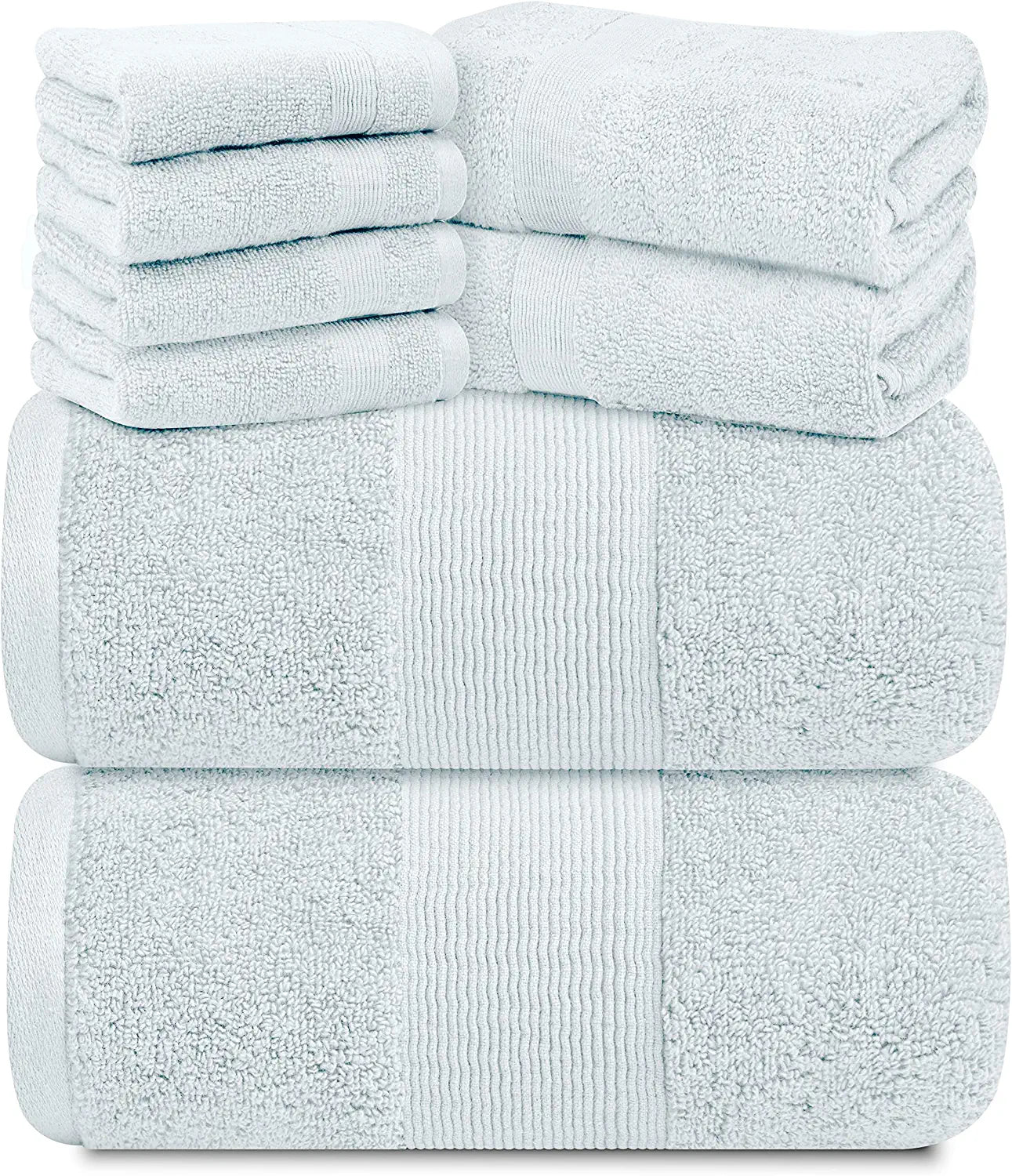 Light Blue 8Pc Towel Set