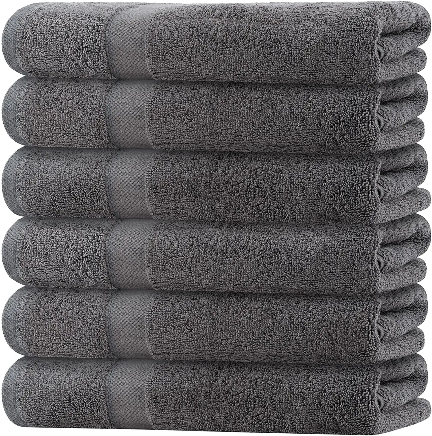gray small bath towels