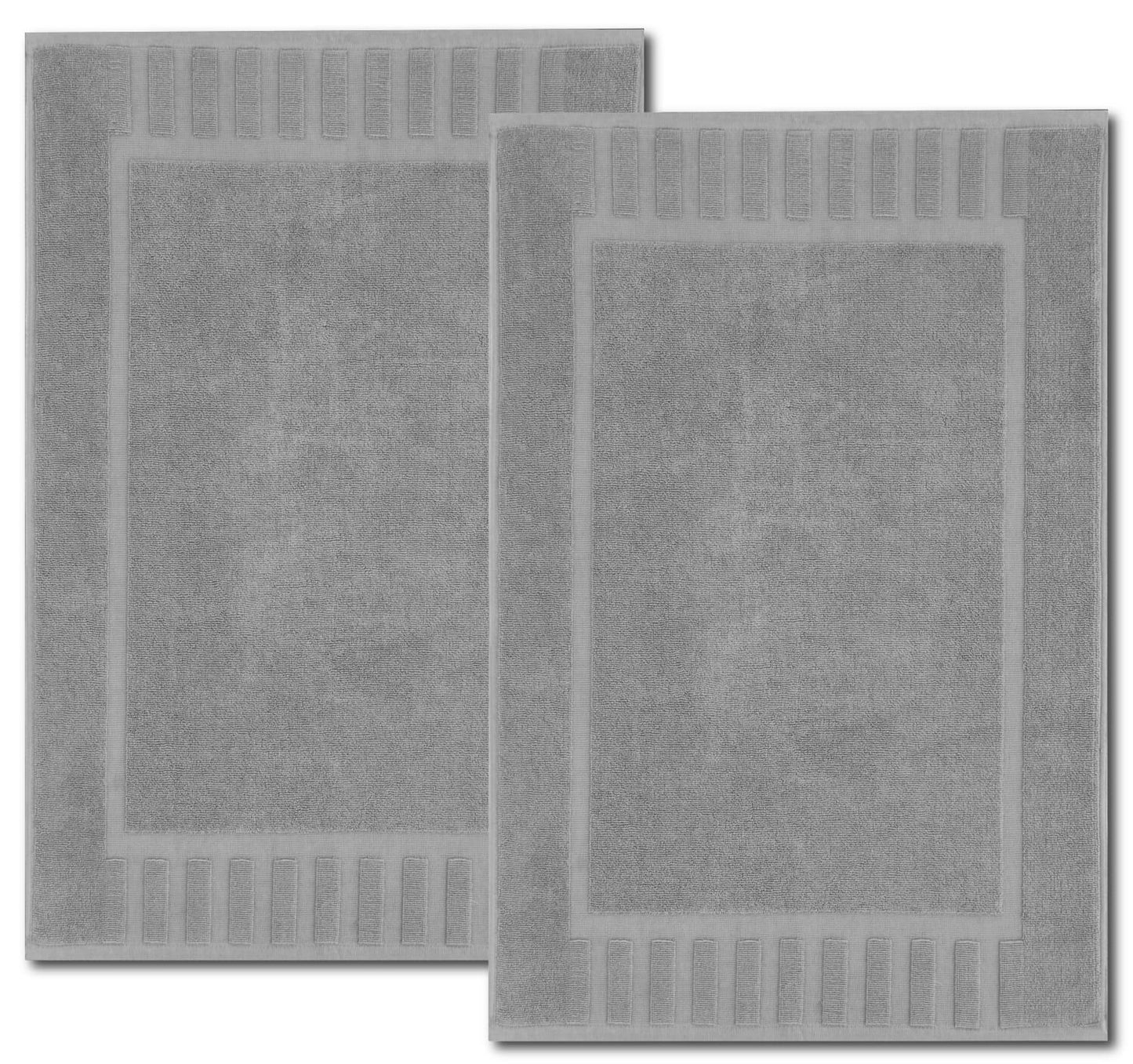 light gray bath mats