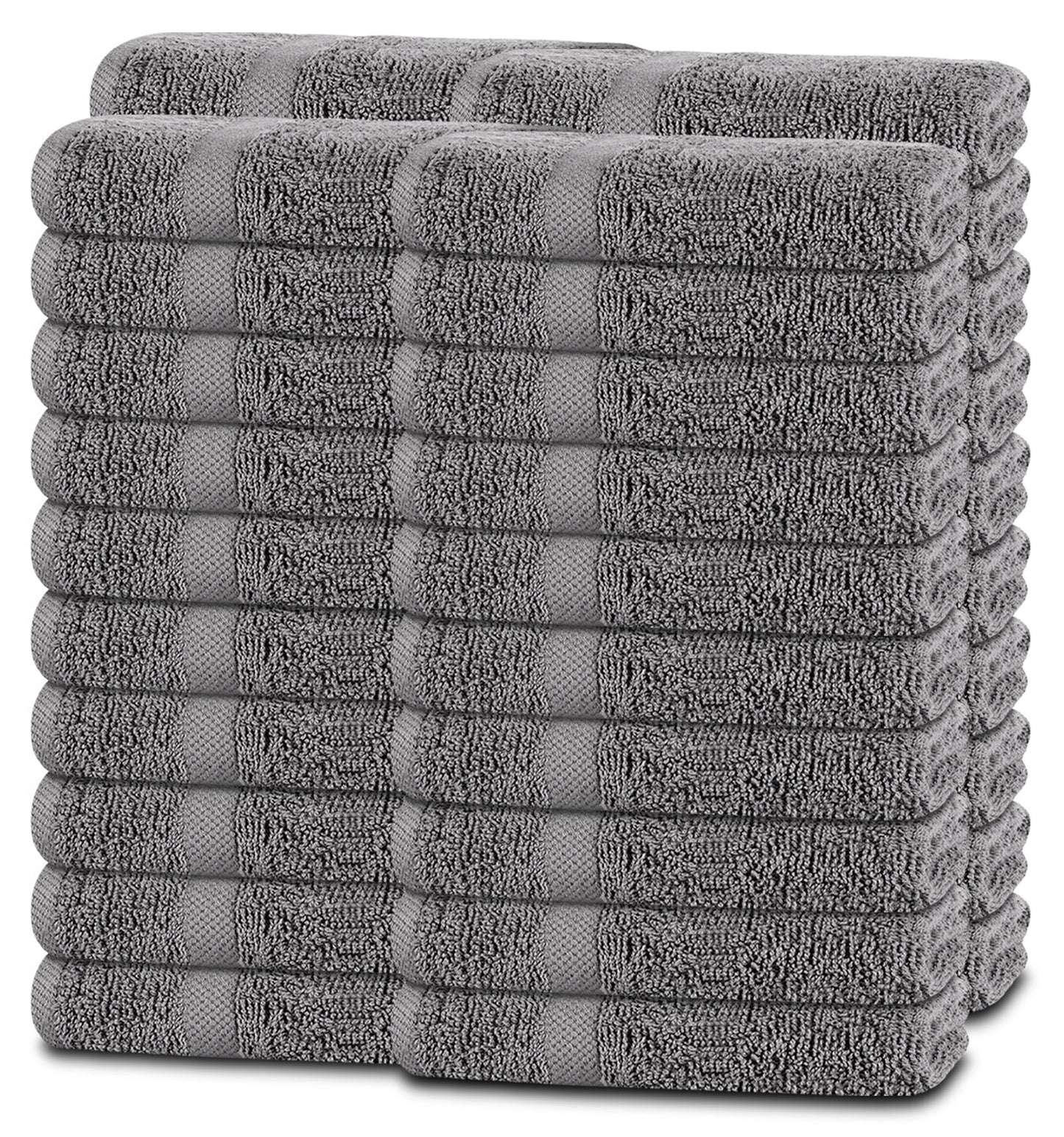Gray bundle washcloths