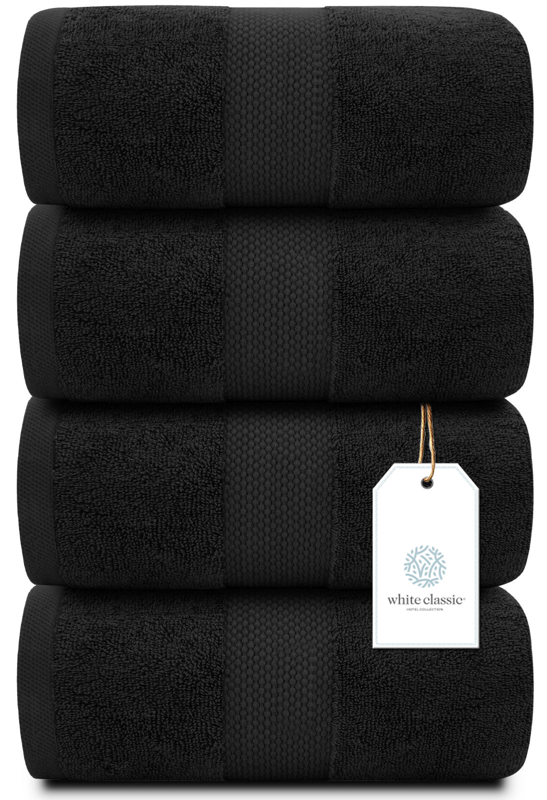 Hotel Collection Luxury Bath Towels | 27x54 | 4 Pack