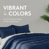 Microfiber Duvet Cover Set With Zipper, Set of 1 Duvet Cover, with 2 Pillow Shams | Comforter Not Included