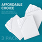 White Classic Fitted Hospital Bed Sheets Set of 3, Cotton Fitted Sheet With 200 Thread Count, Soft Standard Sheets For Hospital Bed  Size: 36" x 80" x 9"