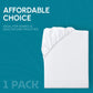 White Classic Fitted Hospital Bed Sheets, Cotton Fitted Sheet with 200 Thread Count, Soft Standard Sheets for Hospital Bed Size: 36" x 80" x 9"