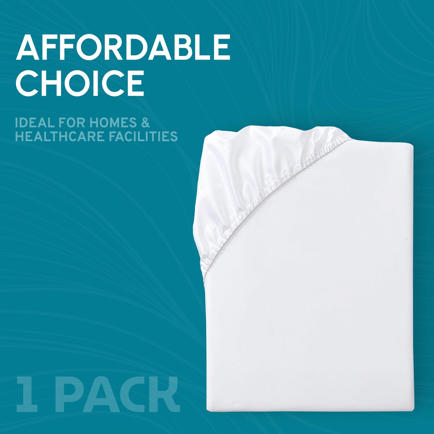 White Classic Fitted Hospital Bed Sheets, Cotton Fitted Sheet with 200 Thread Count, Soft Standard Sheets for Hospital Bed Size: 36" x 80" x 9"