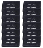 White Classic Bleach Safe Black Makeup Washcloths for Face Cleansing, 12 Pack - Super Soft Luxury Cotton Black Makeup Towels, Highly Absorbent and Quick Dry, All Makeup Remover Cloth | 13 x 13