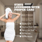 Wealuxe White Bath Towels 24x50 Inch, 6 Pack - Extra Absorbent Cotton Towel Set for Bathroom