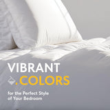 Microfiber Duvet Cover Set With Zipper, Set of 1 Duvet Cover, with 2 Pillow Shams | Comforter Not Included