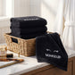 Bleach Safe Black Makeup Washcloths for Face Cleansing, Super Soft Luxury Cotton Black Makeup Towels, Highly Absorbent and Quick Dry, All Makeup Remover Cloth 13 x 13 inch - [12 Pack, 24 Packs = 288 PCS]