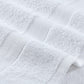 Wealuxe White Bath Towels 24x50 Inch, 6 Pack - Extra Absorbent Cotton Towel Set for Bathroom