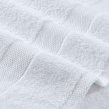 Wealuxe White Bath Towels 24x50 Inch, 6 Pack - Extra Absorbent Cotton Towel Set for Bathroom
