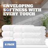 Wealuxe Home Collection Bath Towels | 24x50 [36 piece pack]