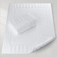 White Classic Luxury Bath Mat Floor Towel Set - Absorbent Cotton Hotel Spa Shower/Bathtub Mats [Not a Bathroom Rug] 22"x34" | 2 Pack | White