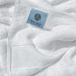 White Classic Luxury Cotton Washcloths 13x13 Inch - 650 GSM Turkish Cotton | Hotel, Spa, Bathroom Face Towel | 12 Pack