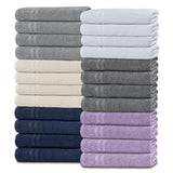 Wealuxe Home Collection Washcloths | 12x12 inch