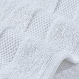 White Classic Luxury Cotton Washcloths 13x13 Inch - 650 GSM Turkish Cotton | Hotel, Spa, Bathroom Face Towel | 12 Pack
