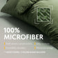 Microfiber Duvet Cover Set With Zipper, Set of 1 Duvet Cover, with 2 Pillow Shams | Comforter Not Included