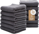 Terry Kitchen Dish Dobby Weave Hand Towels | 15x26 | 12 Packs of 12 Pieces [144 Piece set]
