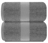 2pc gray bath sheets
