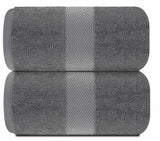 2pc Gray Bath Sheets