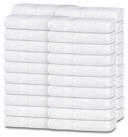 white multipurpose washcloths