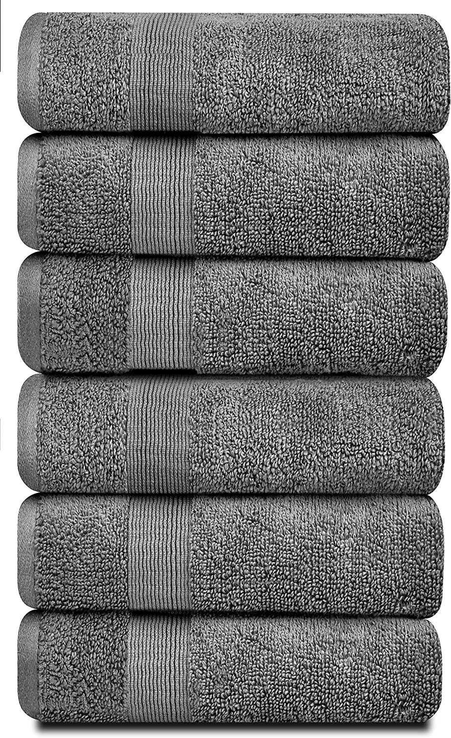 Resort Collection Gray Hand Towels