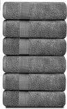 Resort Collection Gray Hand Towels