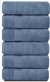 6Pc Navy Blue Hand Towels