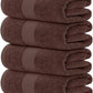 4Pc Brown Bath Towels