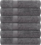 gray bath towels