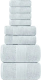 Light Blue 8Pc Towel Set
