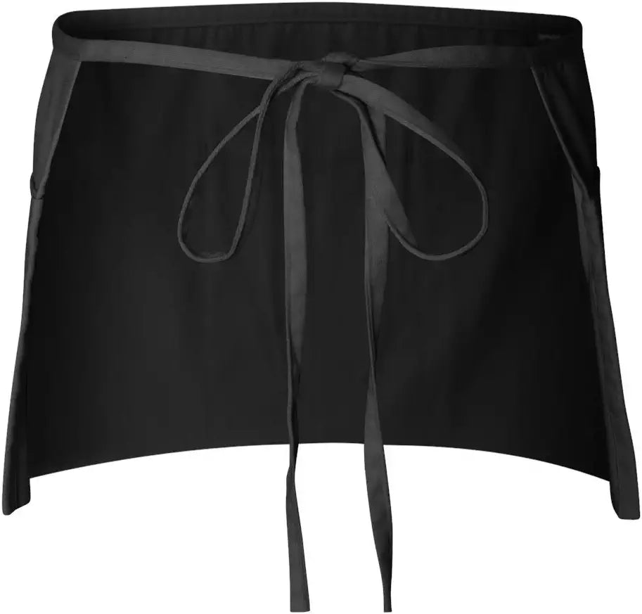 black half apron