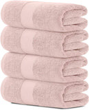 4PC Pink Bath Towels