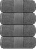 4pc gray bath towels