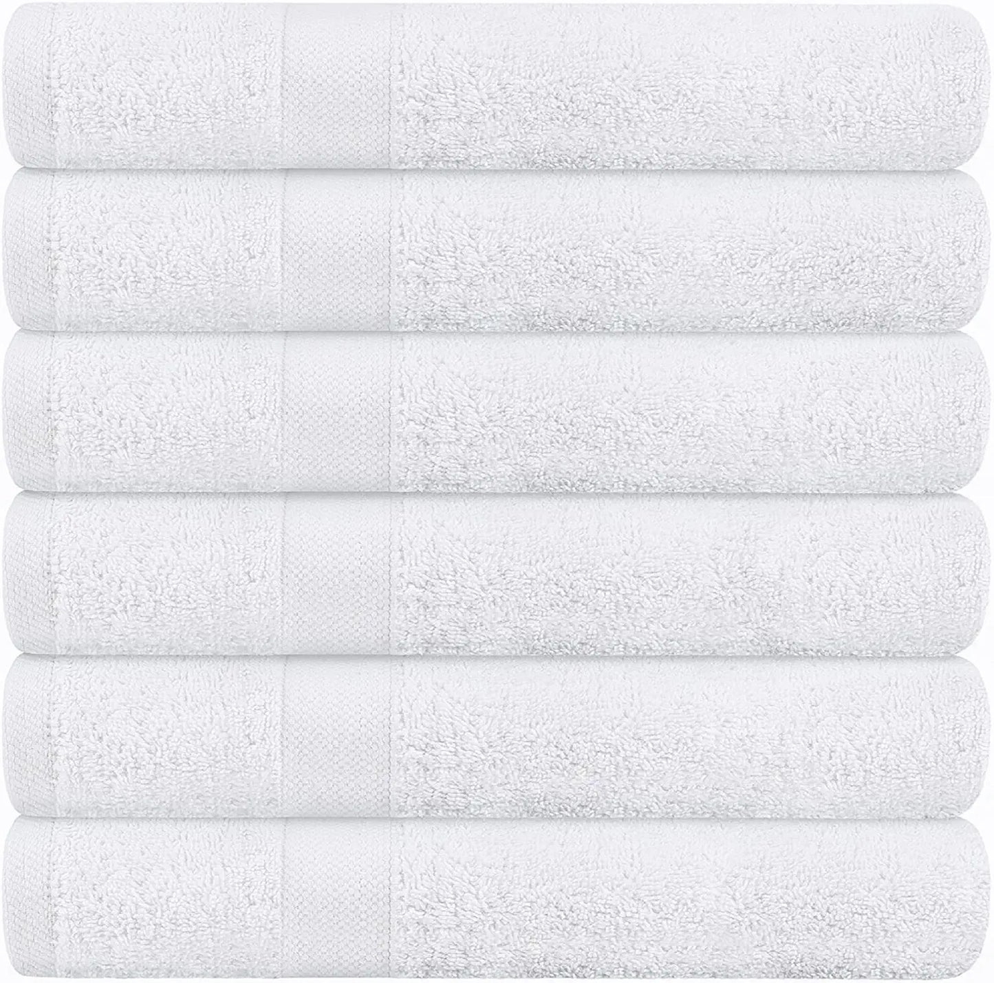 white small bath towels