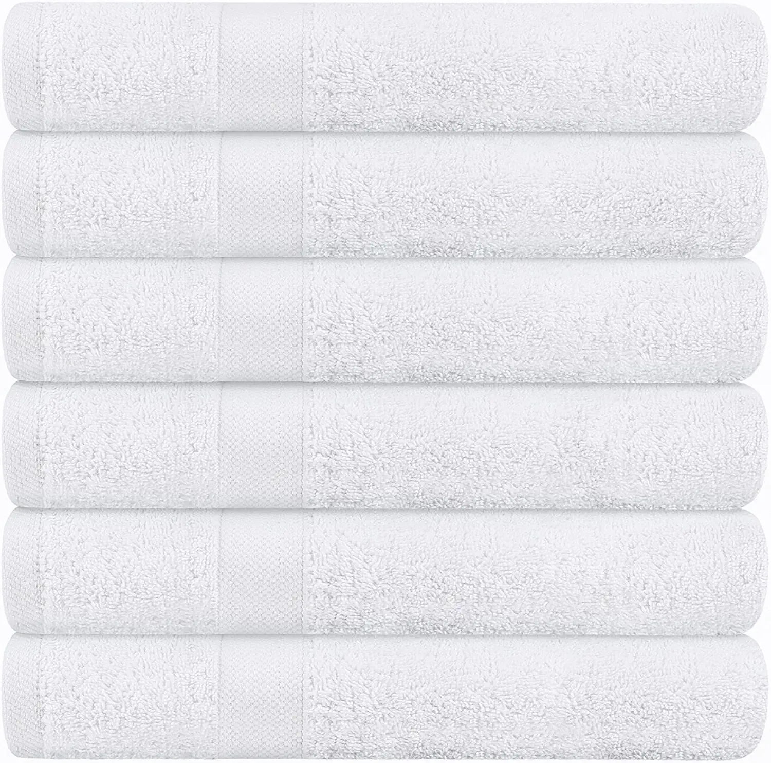 white small bath towels