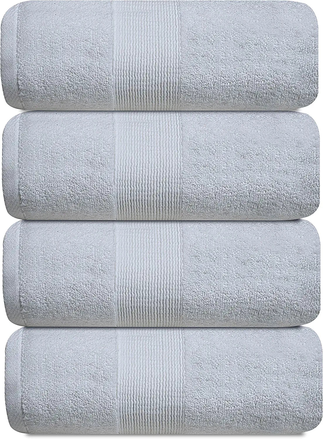 4pn white bath towel