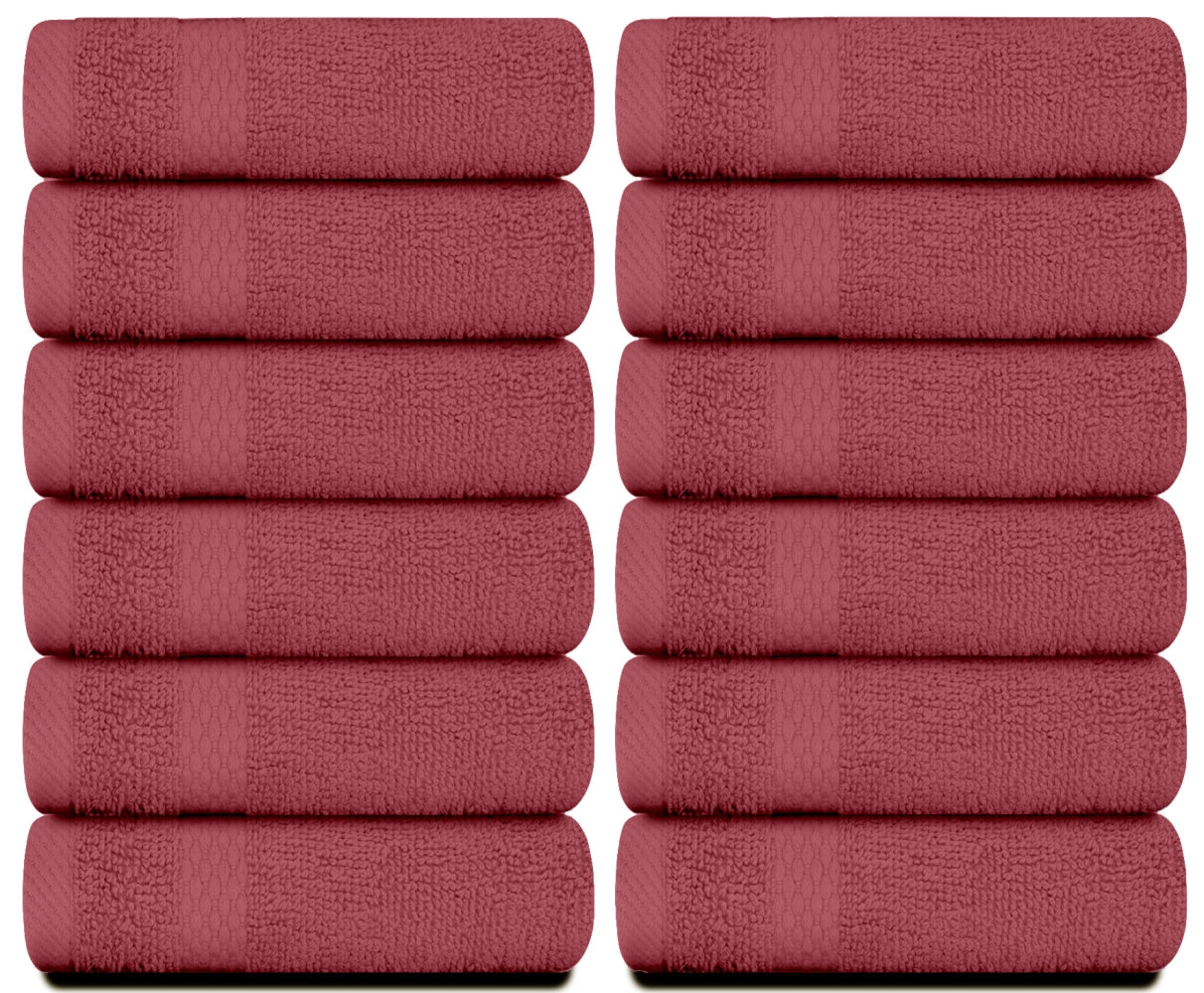 burgundy pack washcloths